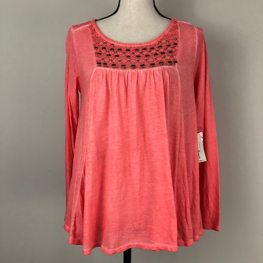 Chip + Pepper Embellished long Sleeve Top